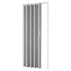 PVC folding door, grey