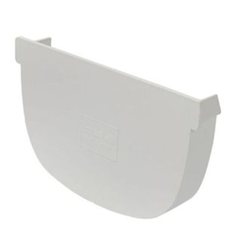 PVC gutter "D" stopend