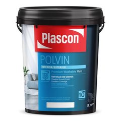 Plascon Polvin Super Acrylic, white, 20L