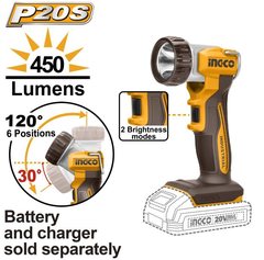 INGCO cordless work lamp