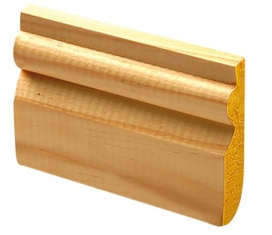 Skirting pine reversable 13 x 67 x 3m