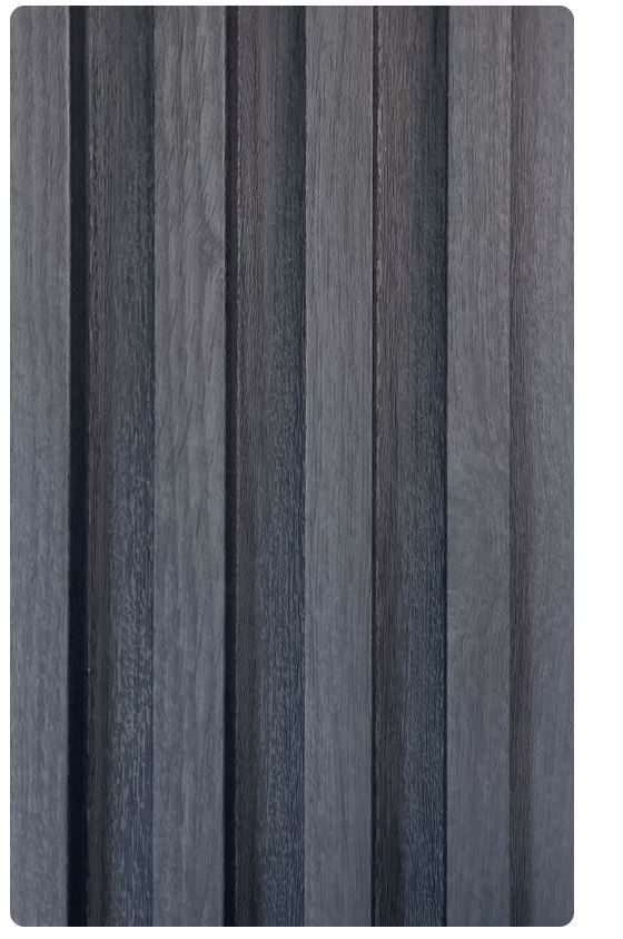 PVC wall panel charcoal 160 x 23 x 2700mm