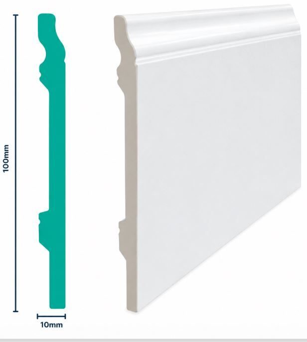 Skiritng hdps SK6 white 100 x 10 x 2.7m