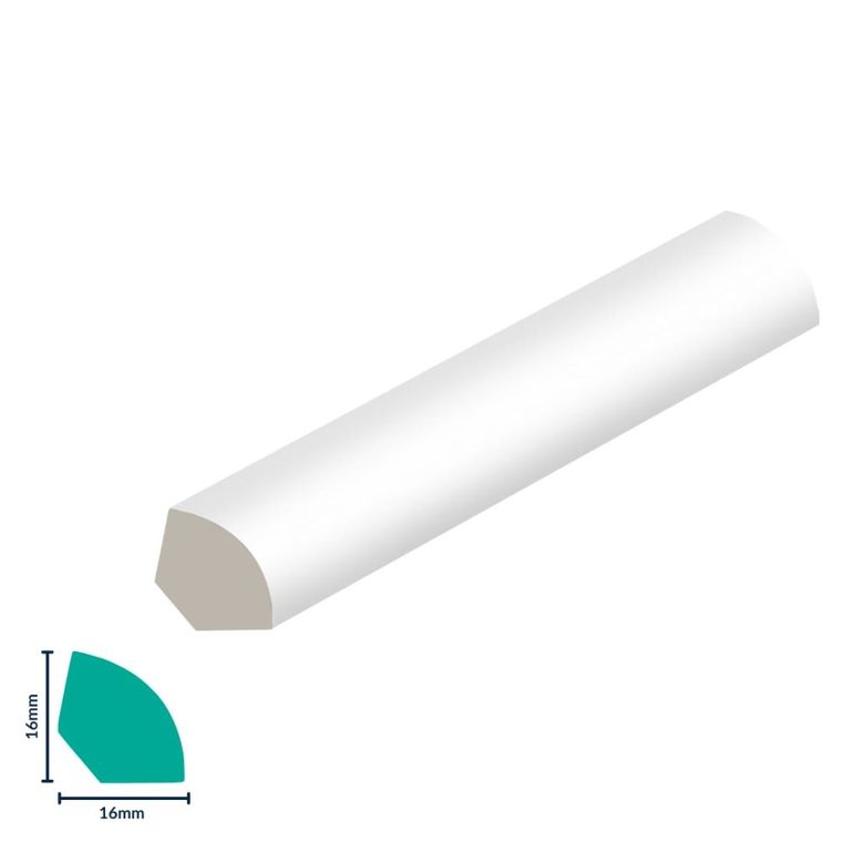 Cornice hdps quarter round 16MMX2.7M