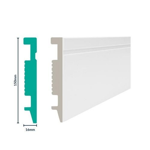 Skirting 150mm white 150 x 16 x 2700mm