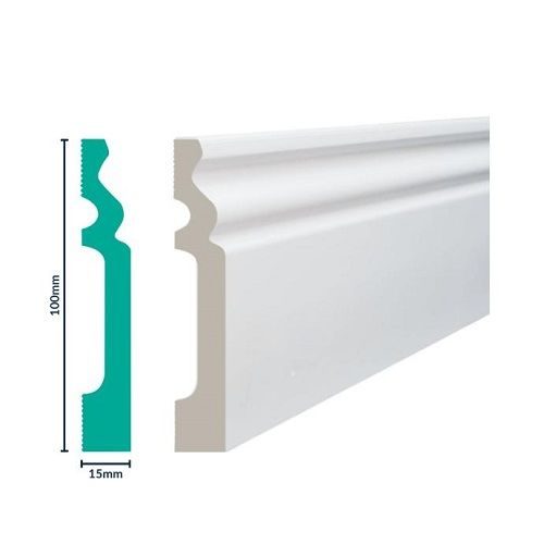 Skirting 100mm white 100 x 15 x 2700mm
