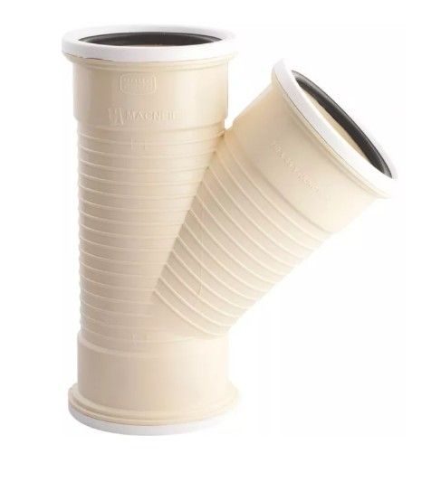 PVC junction 110MMX45 PL c/flo u/g