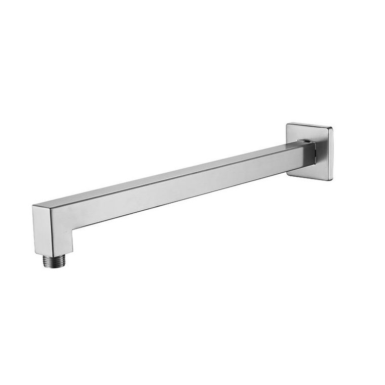 Shower arm lux square 400mm matt s/s