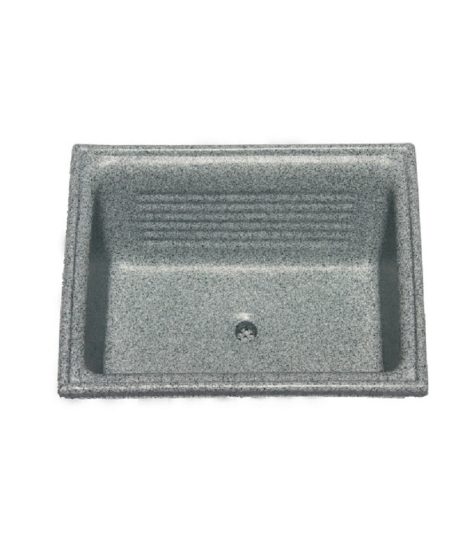 Washtrough PVC granite 60L + bracket