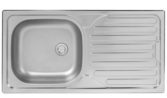 Sink seb 860 x 435 d/i - kwikot (40MM waste)