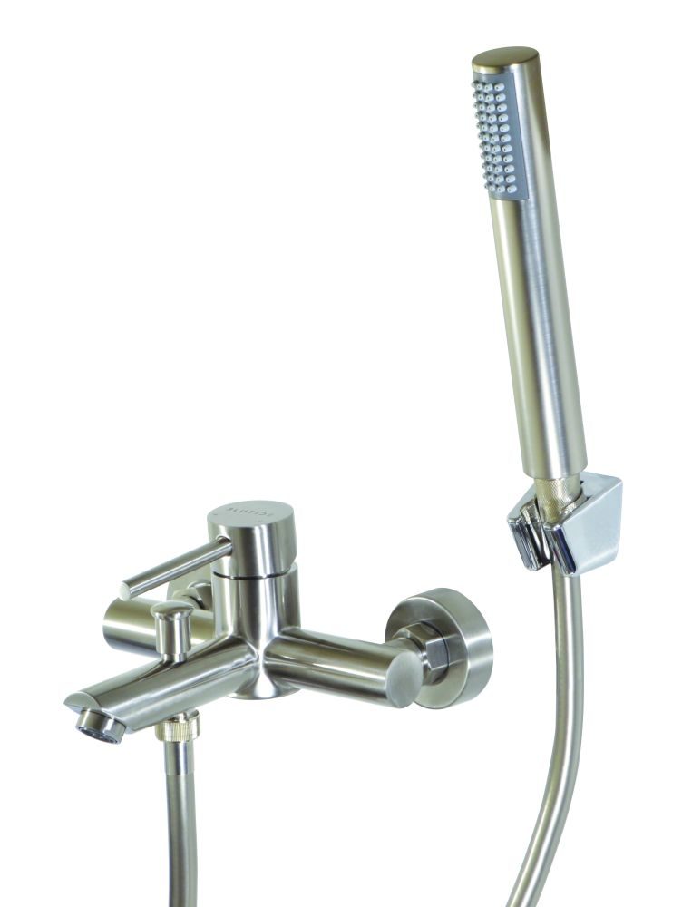 Moon bath mixer w/t std offset s/s