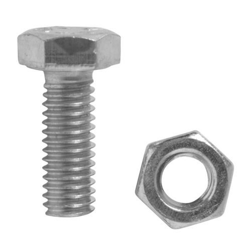 Bolt+nut gutter galv 6 x 25