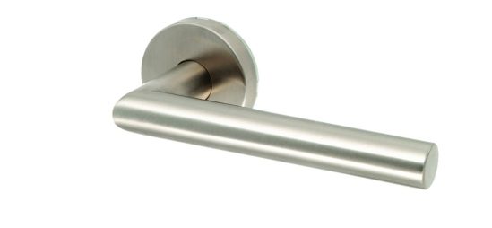 Door handle ON rose cyl esc s/s SS004 jaguar