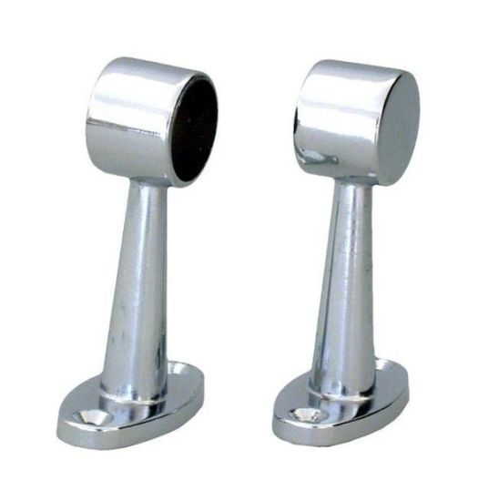 Bracket towel end CP 19mm