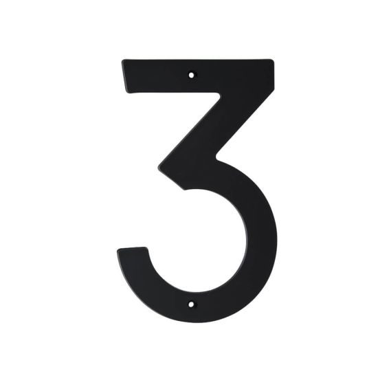 Numeral plast black 200mm NO 3
