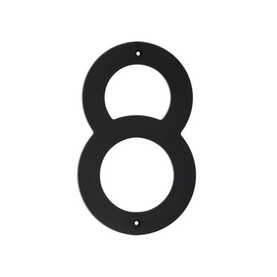 Numeral plast black 200mm NO 8