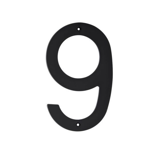 Numeral plast black 200mm NO 9