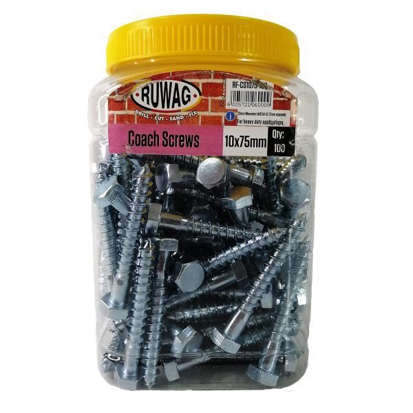 Screw coach 10 x 75 (100)
