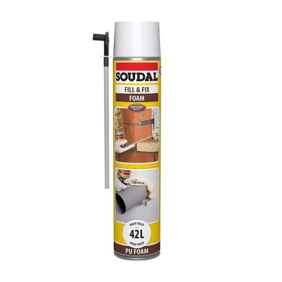Soudal fill and fix foam 750ML