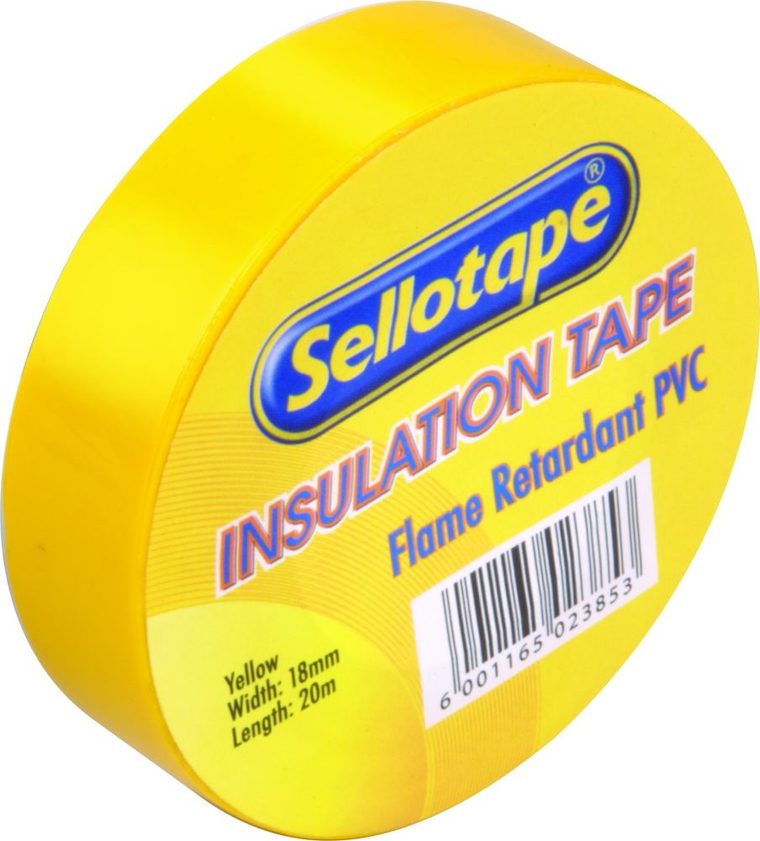 Insulation tape 20MX18MM yellow