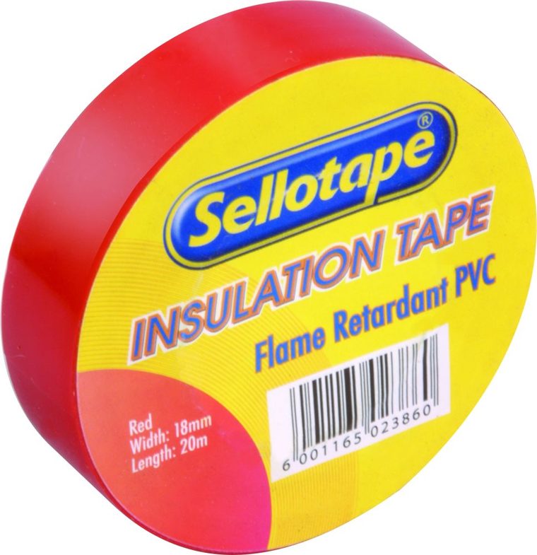 Insulation tape 20MX18MM red
