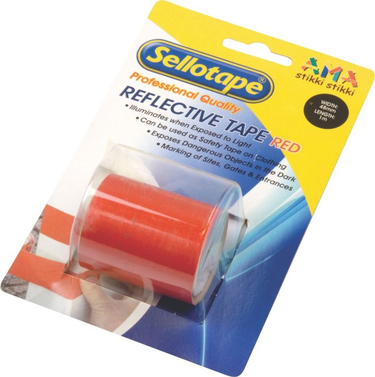 Reflective tape 1MX48MM red