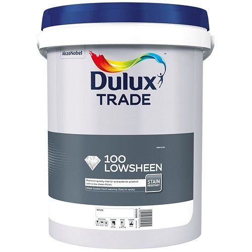 Dulux 100 lowsheen wht 20L