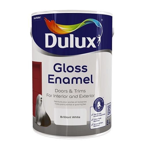 Dulux gloss enamel brill white 5L