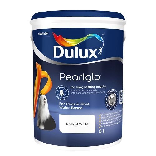 Dulux pearlglo water-based white 5L
