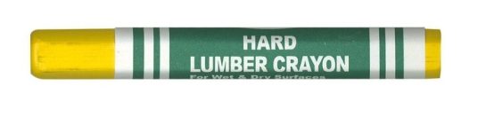 Lumber crayons yellow