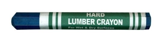 Lumber crayons dark blue