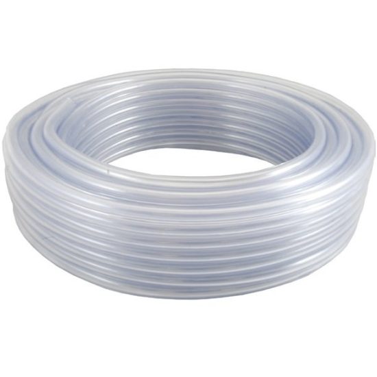 Clear hose 10mm 30m roll per metre
