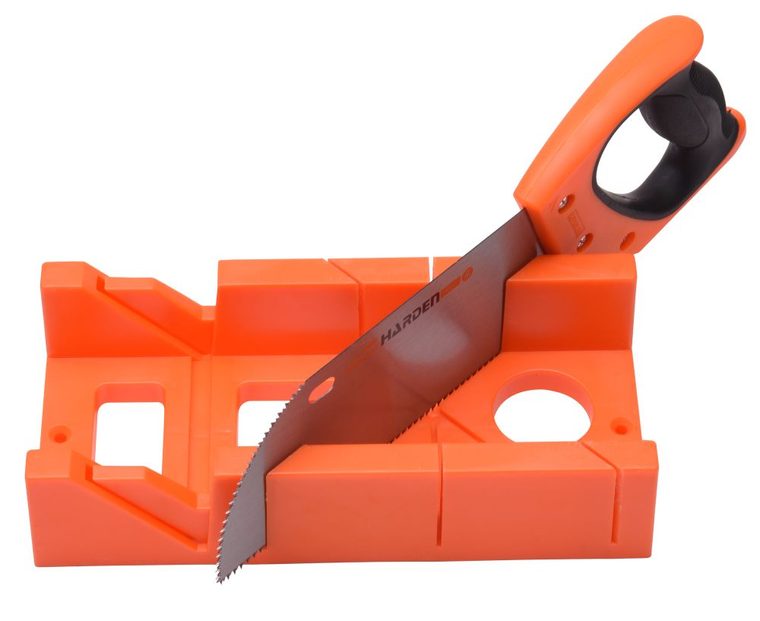 Mitre box + back saw set harden