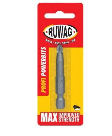 Phillips bit PH1X50 1-piece