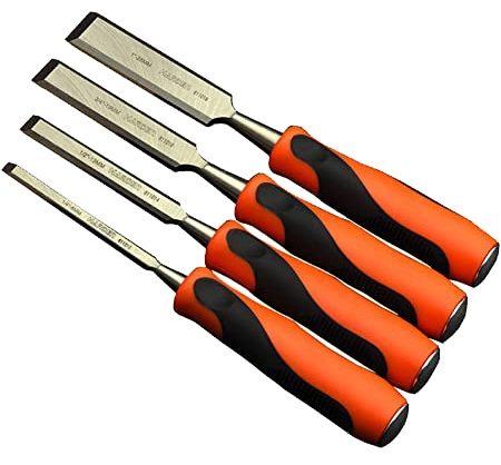 Chisel wood orange 4-piece set harden