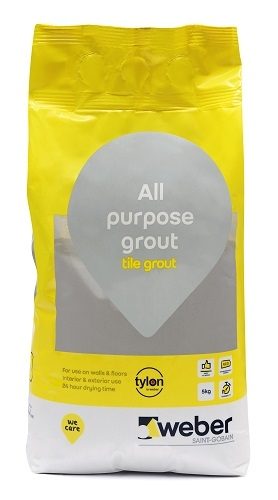 Tylon grout light grey 2kg