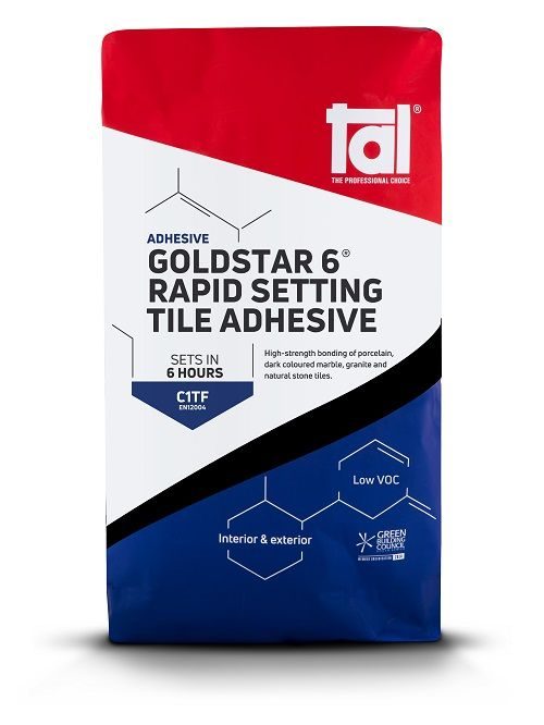 Tal 6 hour rapid set gold star 20kg