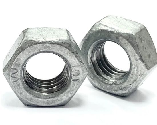 S/top nut galv M5 P10