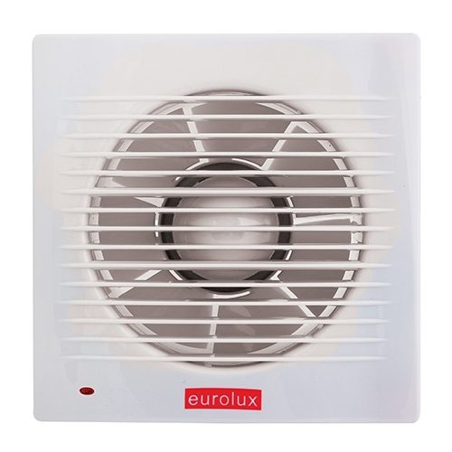 Fan extractor square wall 208mm white
