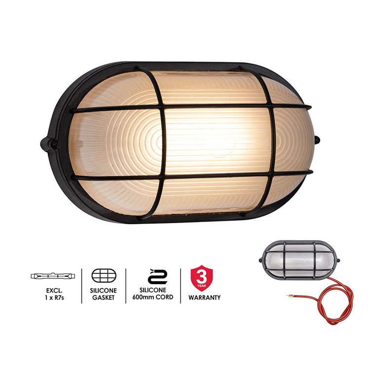 Bulkhead braai light die cast small