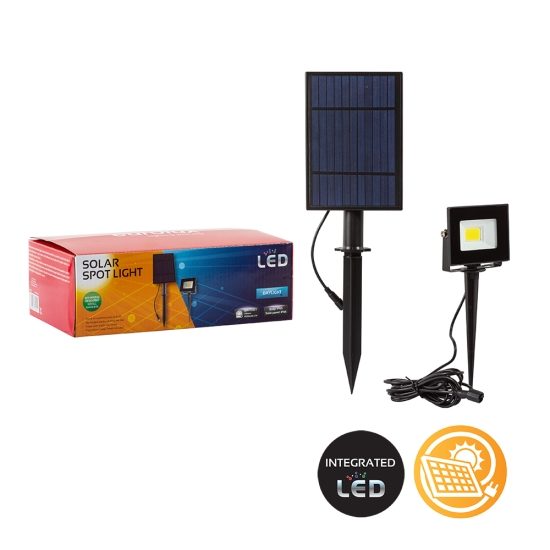 Solar garden spotlight 6000K 6W 350ML