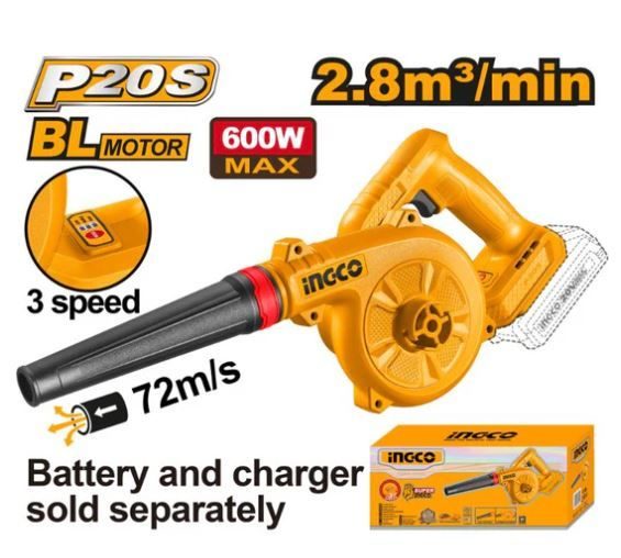 INGCO blower cordless brushless 20V 3 speed