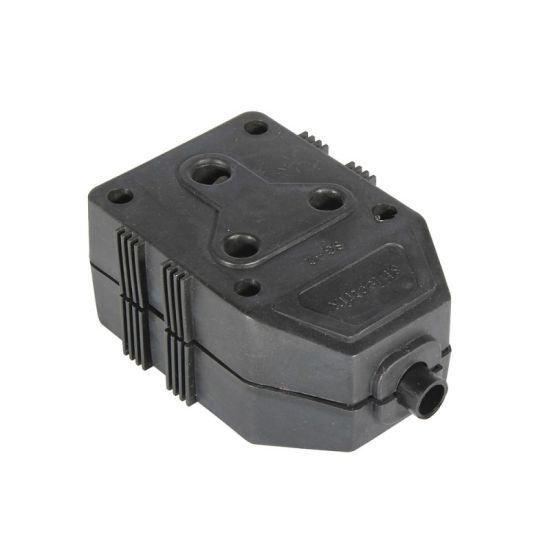 Electric janus coupler dbl PVC black