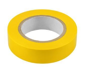 Electric insulation tape 18mm 20m yellow