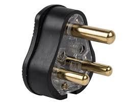 Plugtop 16A 3PIN black