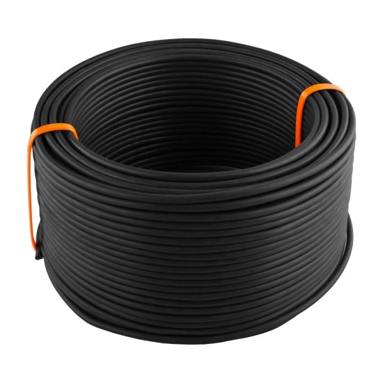 House wire 1.5mm black 100m per meter