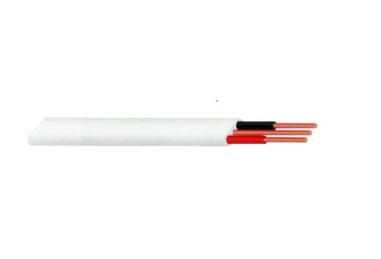 Wire t&e flat wht 2.5X2+E 20m