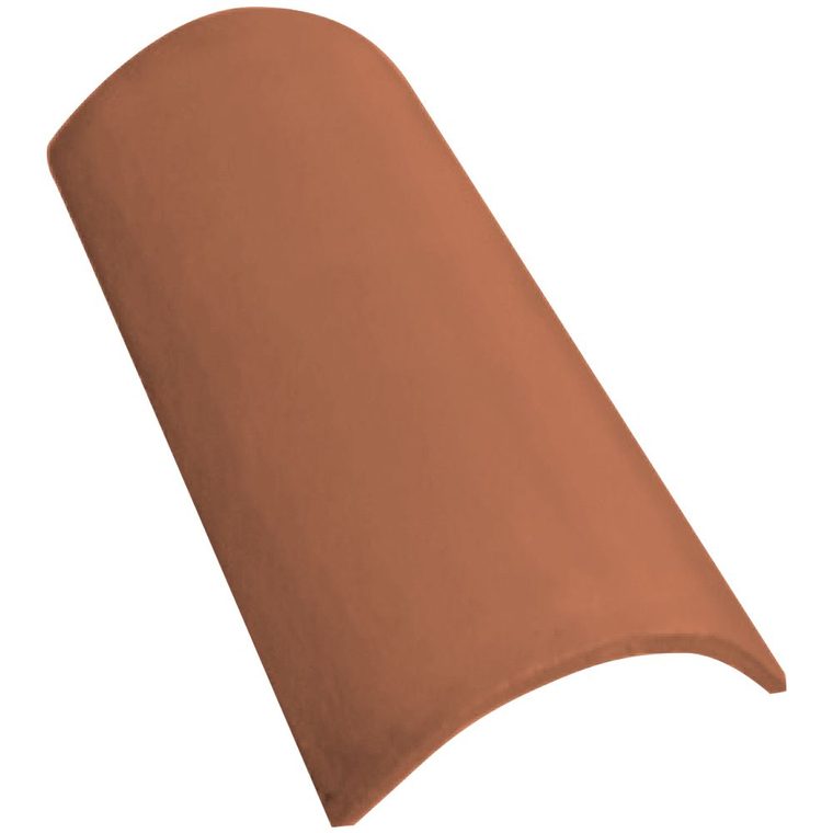 Tapered ridge through color terracotta